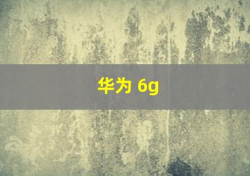 华为 6g